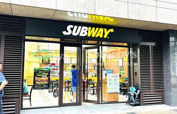 皇翔玉璽黃金店舖(Subway)建物外觀